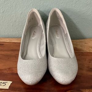 Sparkling Silver Women's Heels